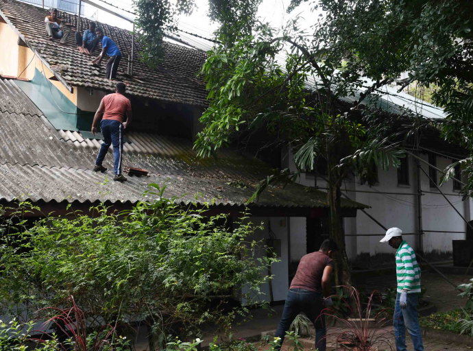 Conservation work on Department of Archaeology Library Commences